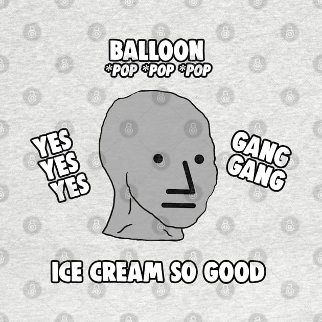 NPC TikTok Streaming Trend Meme by Barnyardy